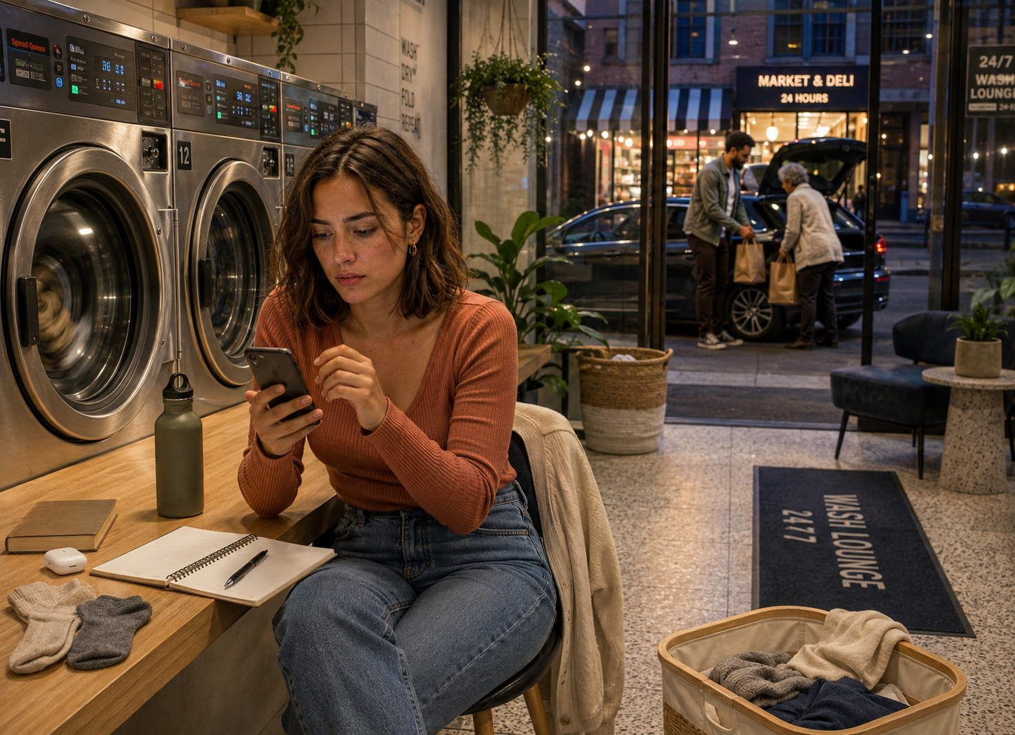 Why Do I Overthink Text Messages shown through a person analyzing an ambiguous dating message and worrying about its meaning.